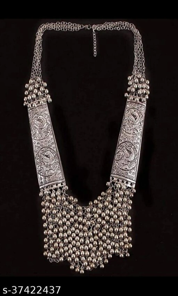 Oxidised Silver Necklace - silver, yes