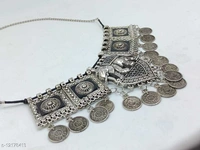 Elephant Coin Necklace - silver, yes