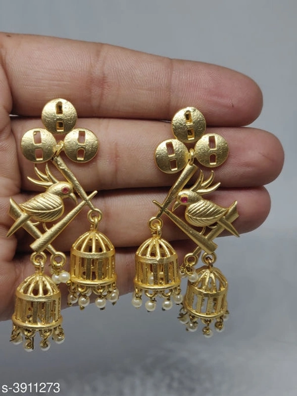 Elegent Bird Earrings - gold, yes