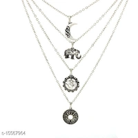 Layer Pendent Chain - silver, yes