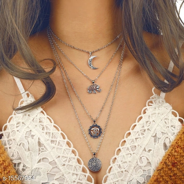 Layer Pendent Chain - silver, yes