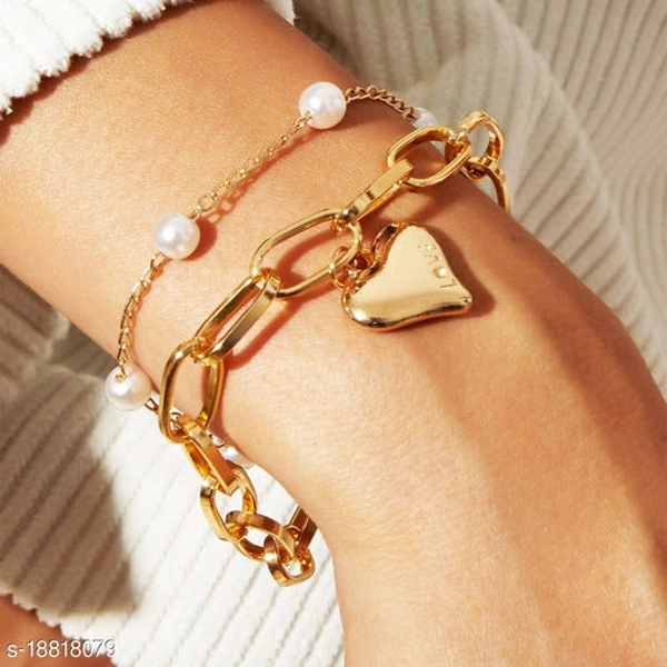 Double Layer Bracelet - gold
