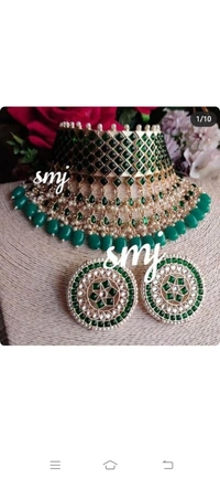 Mouni Roy Inspired Paachi Kundan Choker - all, yes