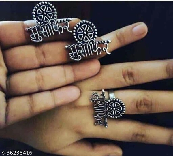 Musafir Casual Studs With Ring - silver, yes