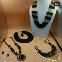 Fancy Beaded Combo Of 5 - white, free