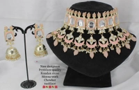 Kundan Polki Set - free, pastel green