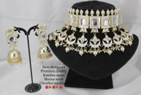 Kundan Polki Set - free, pastel green