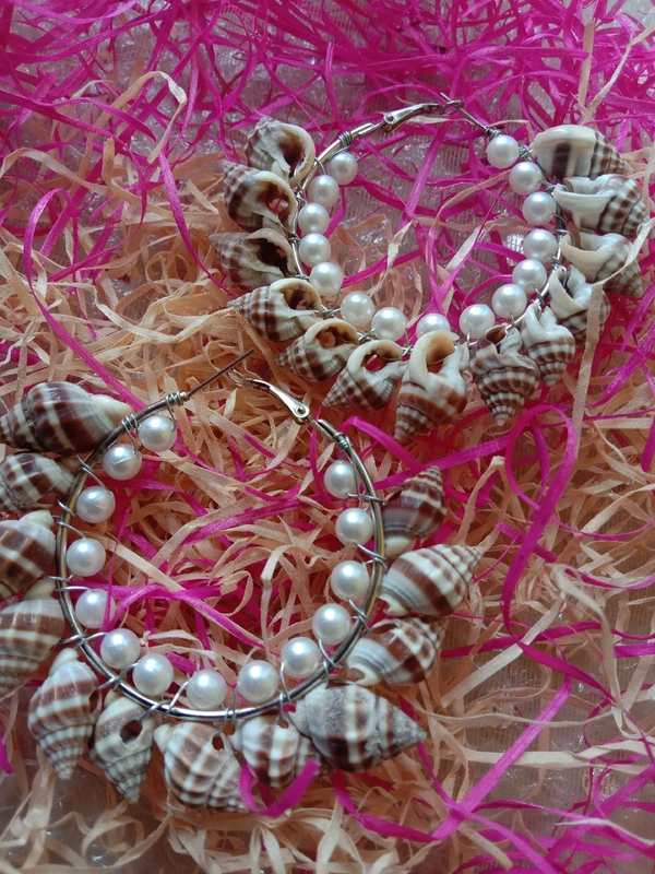 Coonch Shipshells Hoops  - white, free