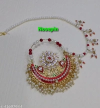 Kundan Nath Nosepin - green, free