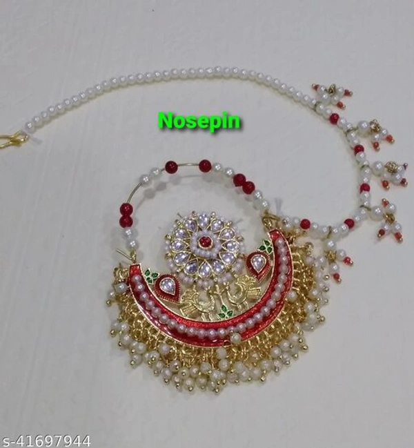 Kundan Nath Nosepin - green, free