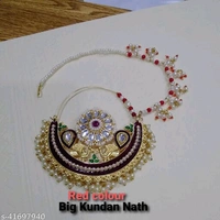 Kundan Nath Nosepin - green, free