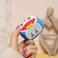 3D Doraemon Cartoon Charger & Cable Protector Case for iPhone 18W/20W Adapter & Lightning Cable – Silicone Protective Cover Set (1 Piece) - Doremon Blue, Doraemon Cover Protector
