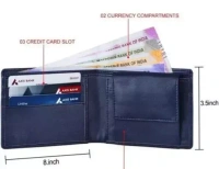 Men's/Boy's wallets/purse/Batua Blue,uniqe/Trendy "Men's Wallet", Simple Purse, "Gents Wallet" Gents Purse for Men Casual, Travel, Formal Vintage Stylish Mens Brown Two "Fold Wallet" Trendy Men's Wallet, Simple Purse, Gents "Wallet Classic" World Fancy Stylish wallet Mo - Free Size