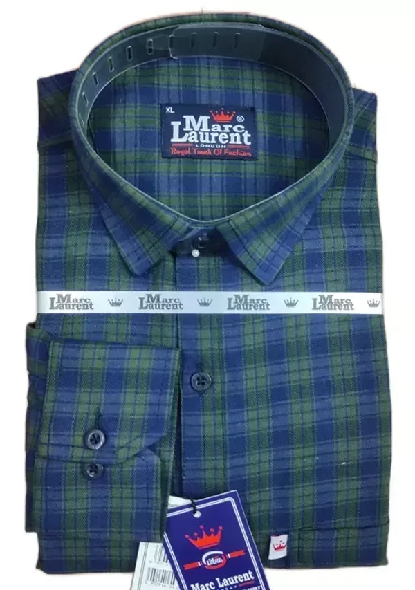 Stylo Branded Men's cotton check shirts, Single Pocket, Full sleeves Vol 11 MO - M