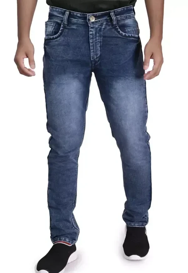 Men Denim Trendy Full Length Jeans Pant Mo - 34