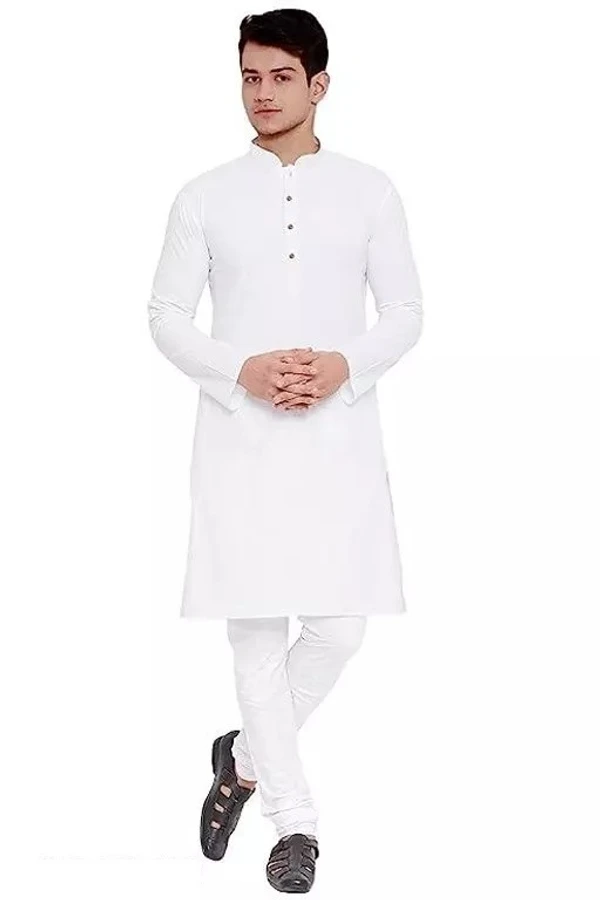 Traditional Man White Kurta MO - L