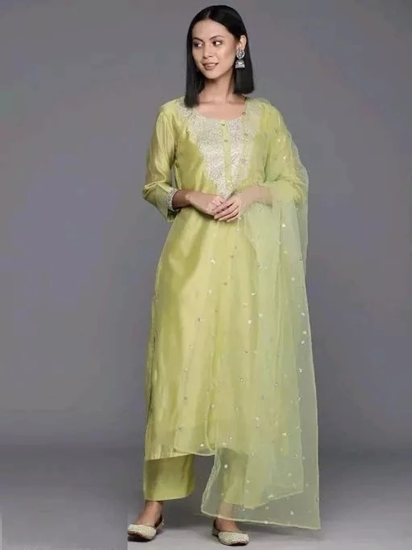 Chanderi Silk kurta set - XXL