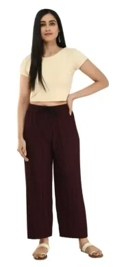 Women's Solid Pack of 4 Palazzo Combo Mo - 40