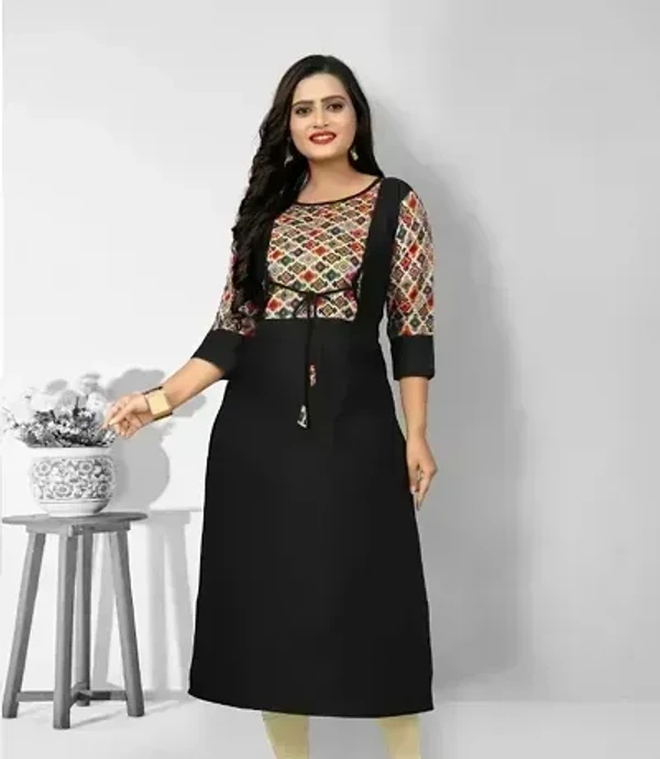 Cotton Embroidered Kurtas For Women - L