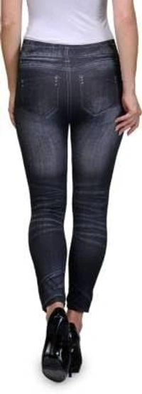 Jeans and Jegging for Women and Girl Black Plain An - L