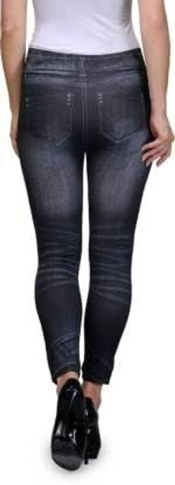 Jeans and Jegging for Women and Girl Black Plain An - XXL