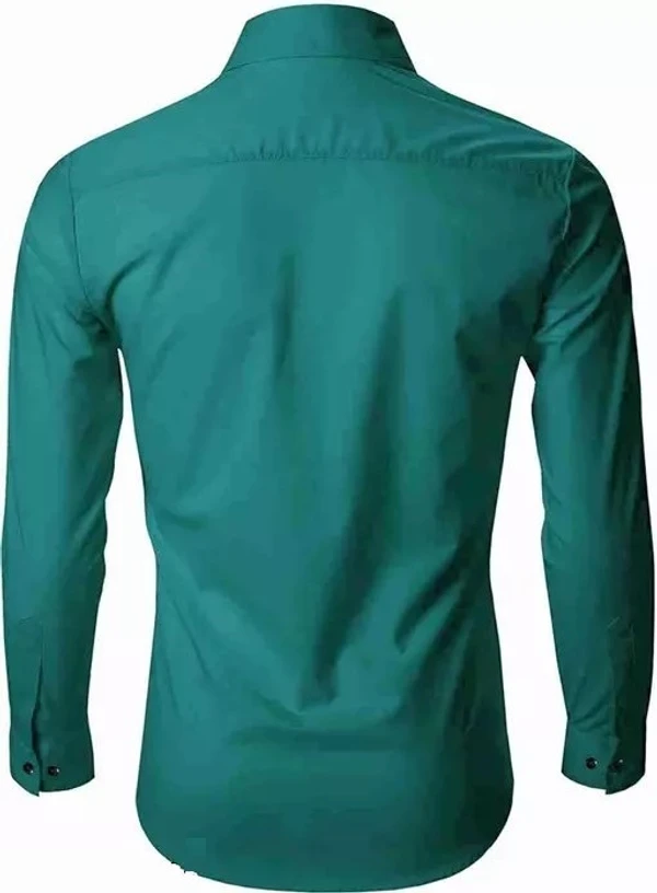 LEVONTA Men Regular Fit Solid, Self Design Casual Shirt MO - M