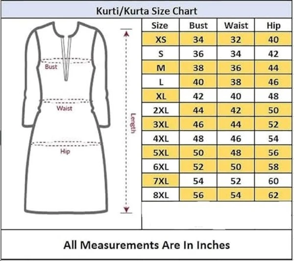 PATLANI Women's Cotton BLENED Full Stitched Kurti MN - S