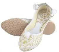 Attractive Women's White Juttis Mo - IND-7