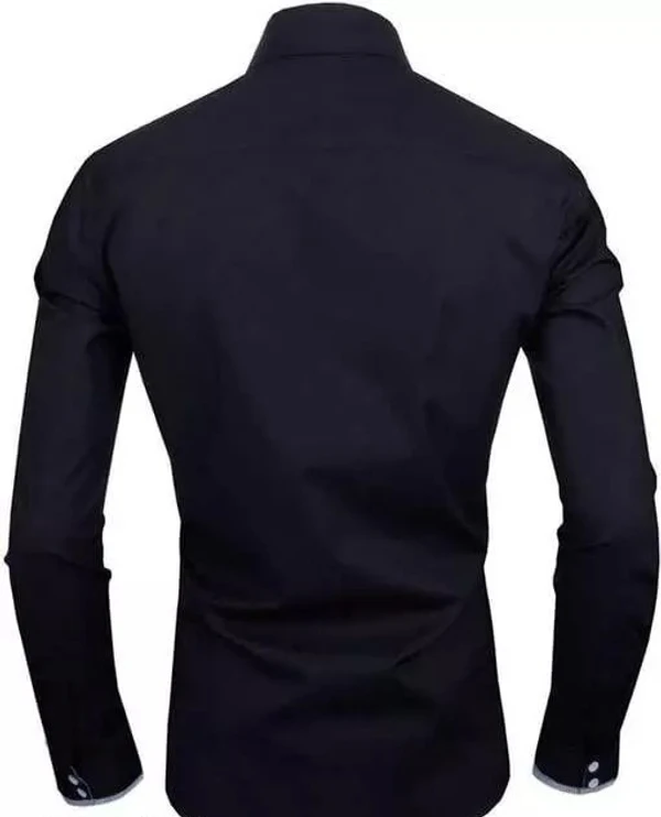 LEVONTA Men Regular Fit Solid, Self Design Casual Shirt Mo - XL