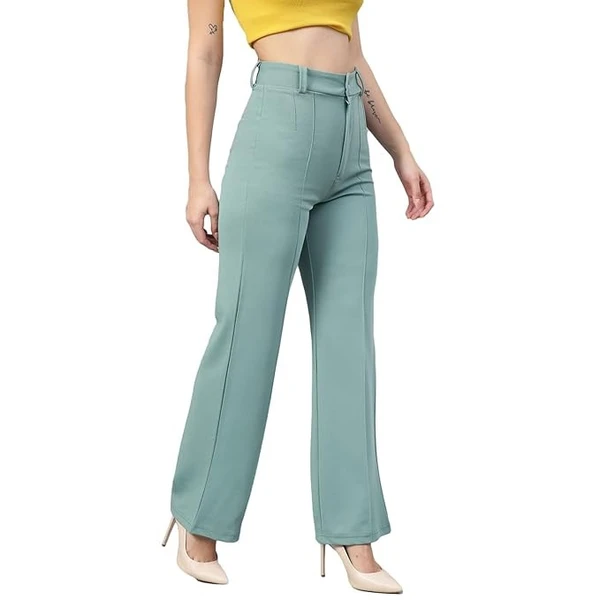 KOTTY Women Polyester Blend Solid Trousers An - 34