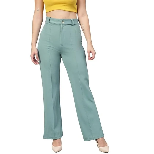 KOTTY Women Polyester Blend Solid Trousers An - 30