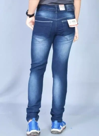 Men Cotton Blend Jeans Mo - 32