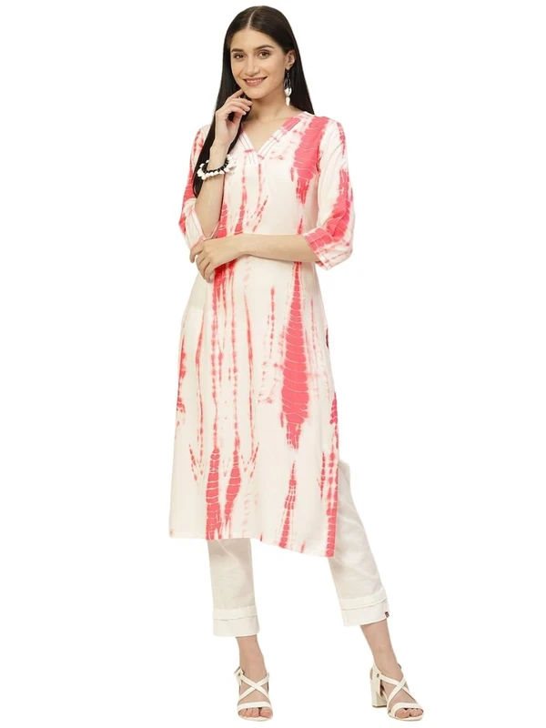 Bollyclues Women's Printed Crepe Straight Printed Kurti(BC-TE) AN - L