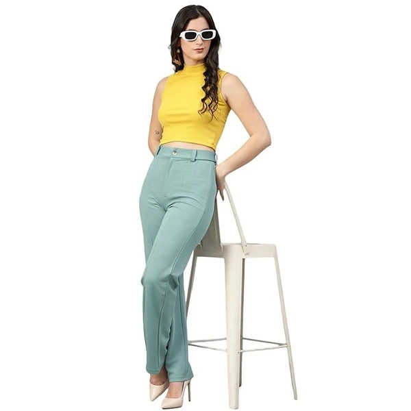 KOTTY Women Polyester Blend Solid Trousers An - 34