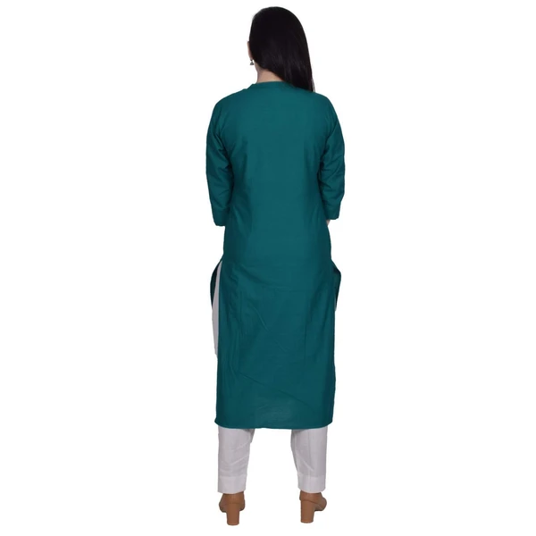 Mikayla Women's Cotton Regular Kurta - M