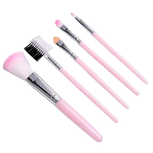 TYA Makeup eyeshadow Kit + 5 Pcs Makeup Brush + 2 Pc Blender Puff Combo - Multicolor