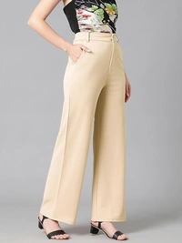 KOTTY Women's High Rise Cotton Blend Relaxed Fit An - 26