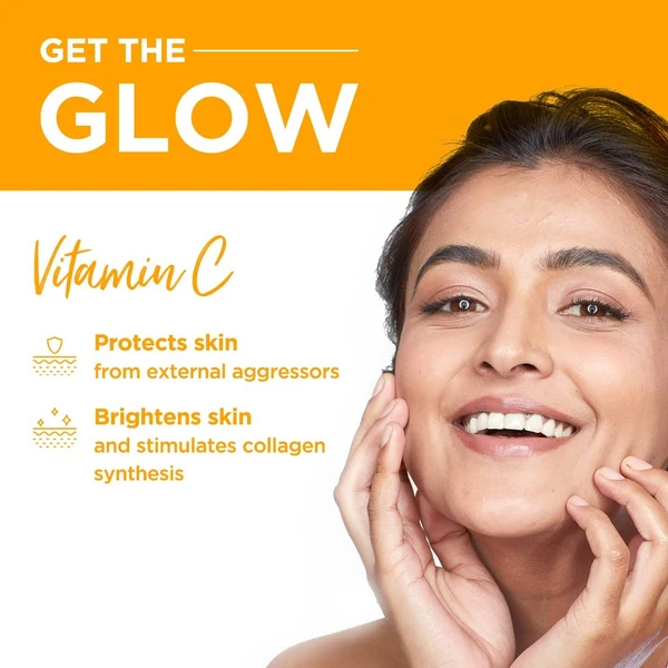 Simple Protect N Glow Vitamin C Moisturising Glow Gel| With Yuzu Lemon| For all Skin Types| No Colour, Perfume| No Harsh Chemicals & Parabens| Tested on Sensitive Skin, 40g An