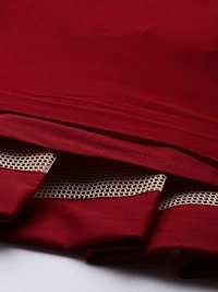 Zeel Clothing Women's Chikankari Sequins Embroidered Georgette Lehenga Choli with Dupatta (5050-Red-Wedding-Girlish-Latest; Free Size) An - Free Size