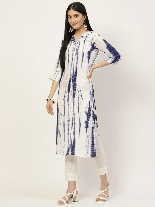 Bollyclues Women's Printed Crepe Straight Printed Kurti(BC-TE) AN - M