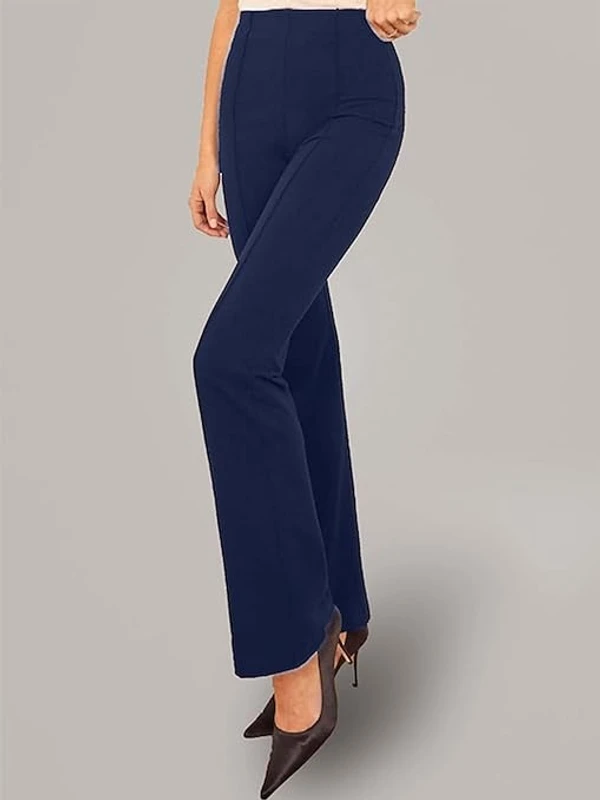 AUSK Womens Trousers || Trousers for Womens || Womens Pant Color-Navy Blue An - 34