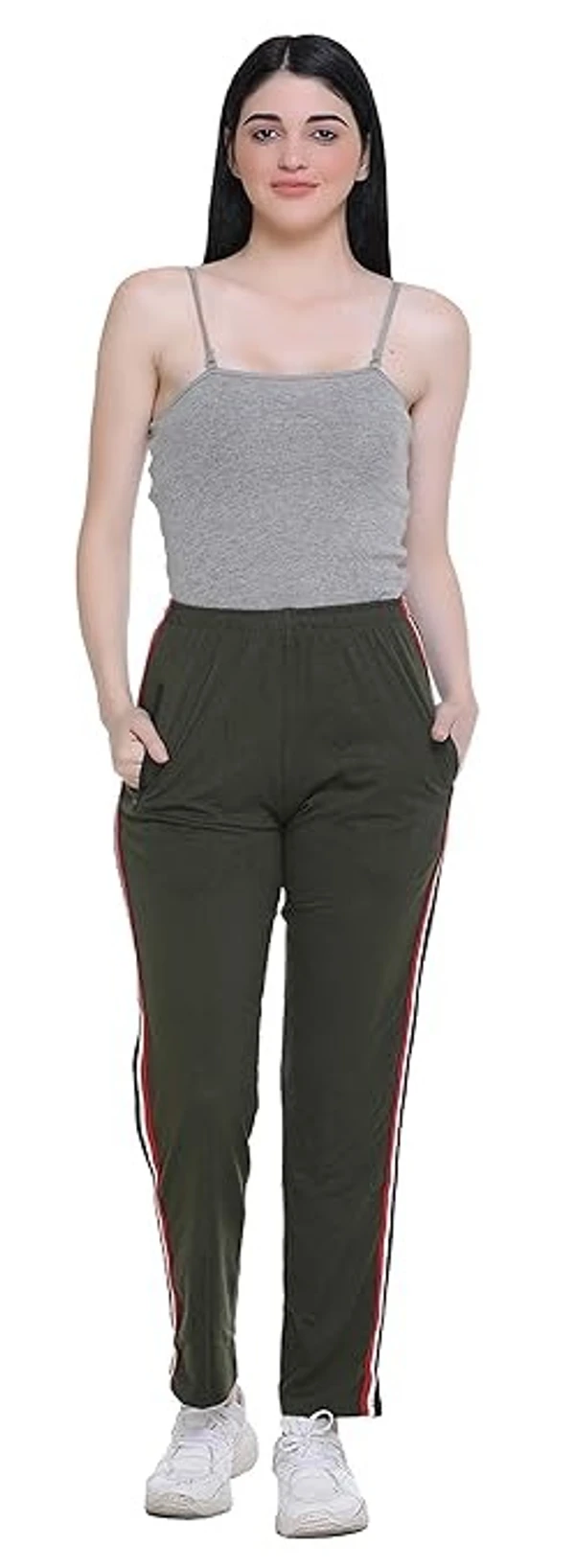 SHAUN Women Regular Fit Track Pants An - L