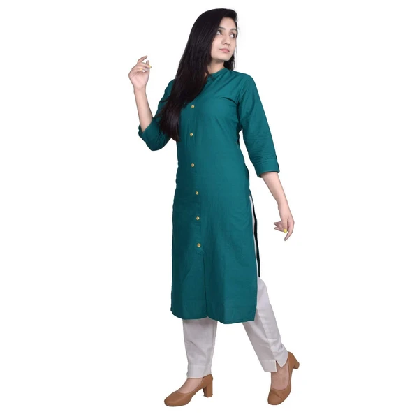 Mikayla Women's Cotton Regular Kurta - M