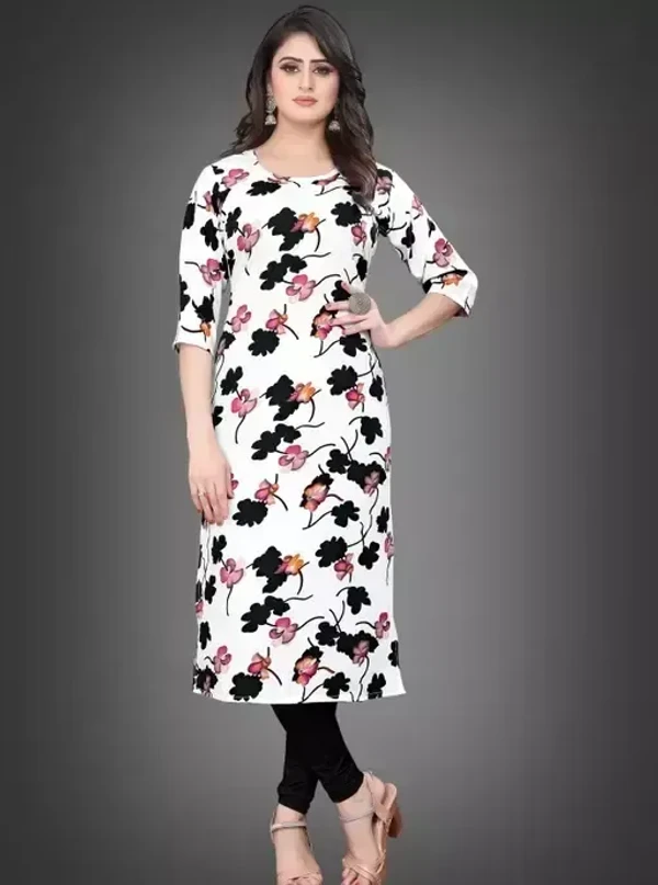 Women's Crepe straight Kurti Mo - XXL