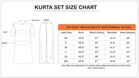 INDO ERA Women's Embroidered Straight Kurta With Pant & Dupatta Set AN - S