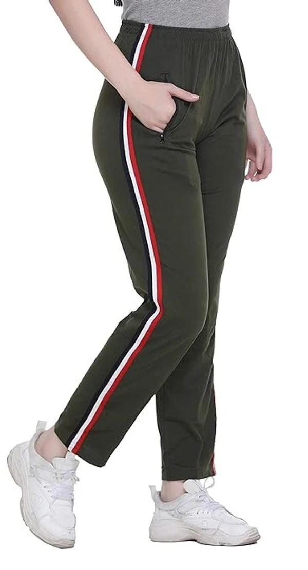 SHAUN Women Regular Fit Track Pants An - L