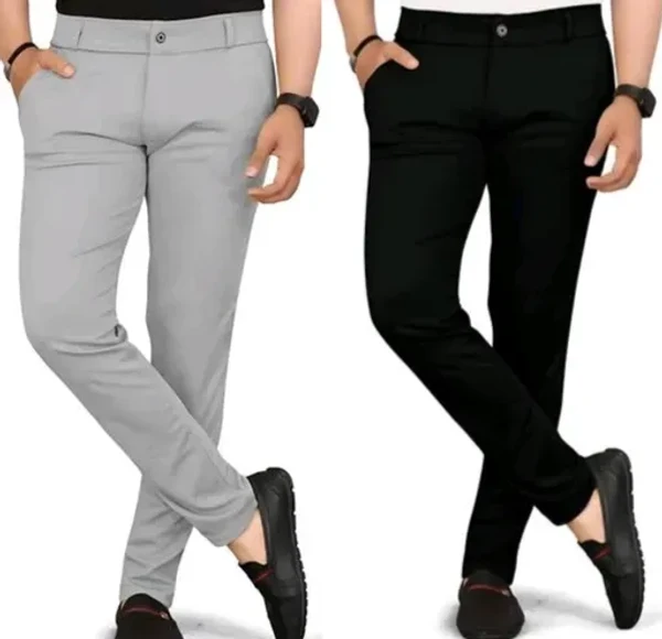 It's a double twill lycra stretchable pants for traveling, sports and daily. It's not Cotton formal Pant Mo - 28