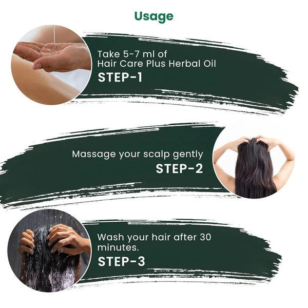 Dhathri Hair Care Plus Herbal Oil for Hair Growth | Ayurvedic Hair Oil for Hair Fall Control & Hair Nourishment | 200 ml An