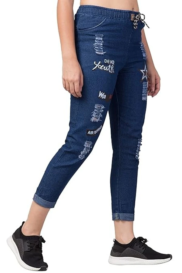 FurryFlair Women's Relaxed Fit Joggers An - M