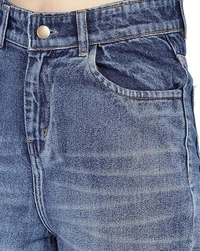 Puella Relaxed Fit Jeans for Women & Girls AN - 34